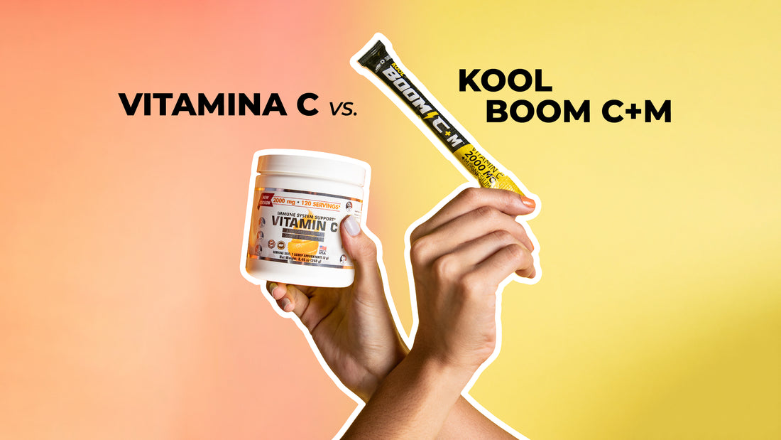 Vitamina C 2000 mg vs. Kool Boom C+Magnesio: ¿Cuál es la mejor opción para ti?